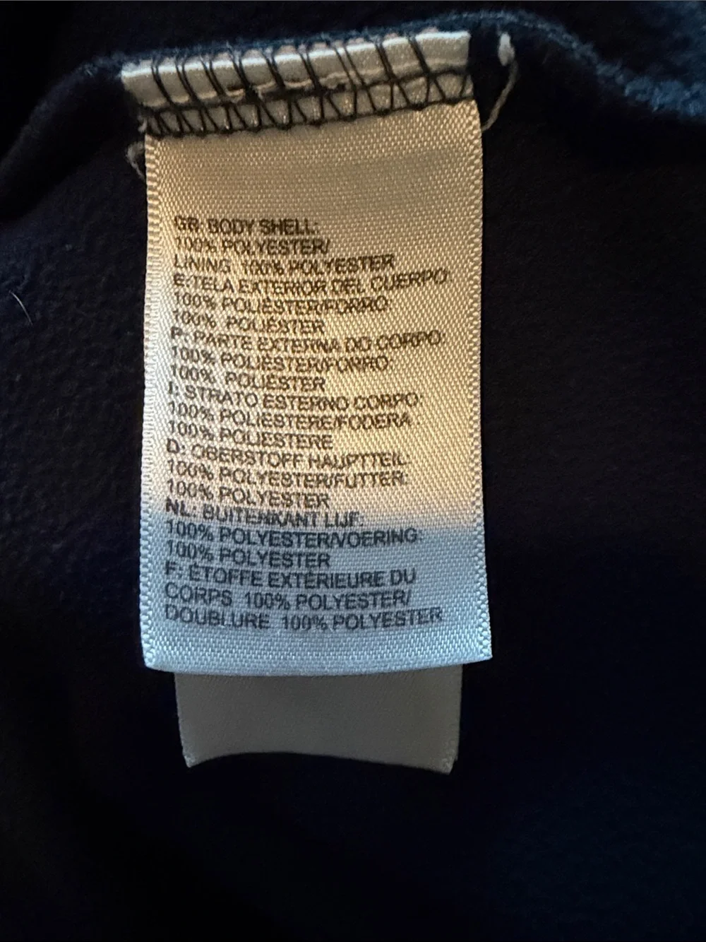 The North Face Men's Navy Logo Hoodie Size Large